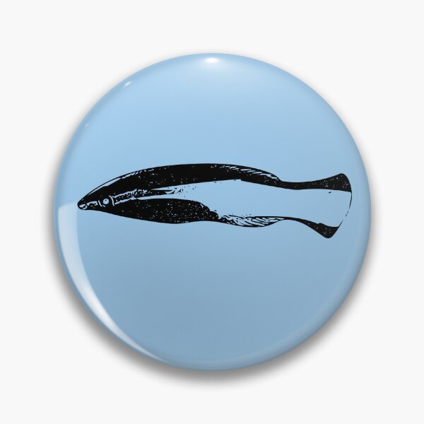 Item preview, Bluestreak Cleaner Wrasse Black Design  designed and sold by designsasstultd.