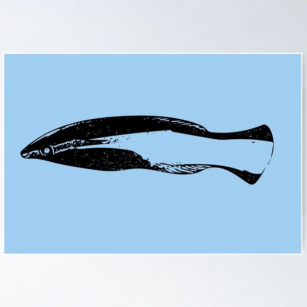 Item preview, Bluestreak Cleaner Wrasse Black Design  designed and sold by designsasstultd.