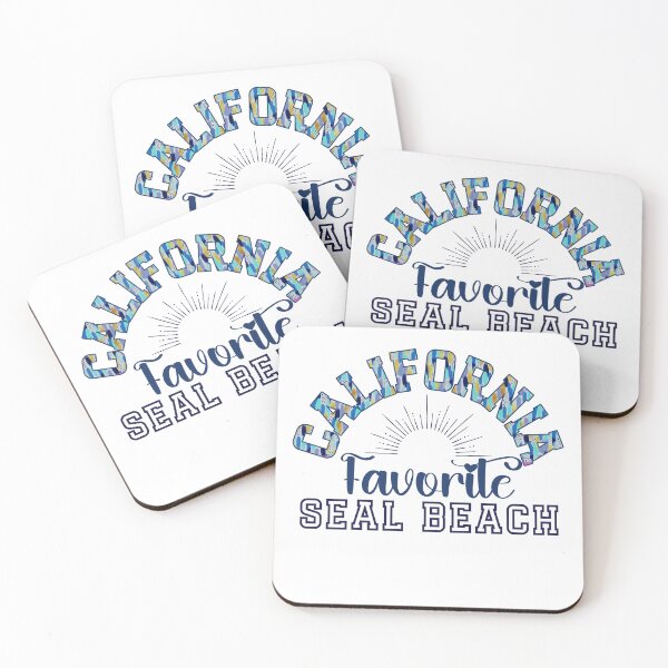Item preview, California Favorite Seal Beach (Blue Waters) designed and sold by Whackadoodletee.
