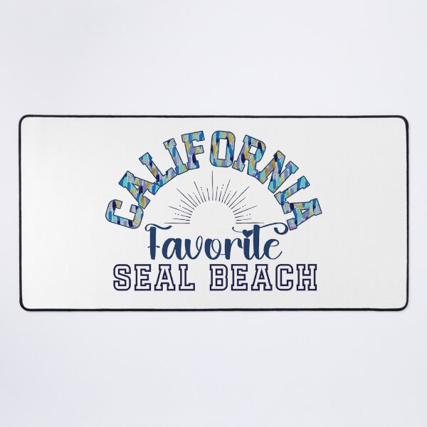 Item preview, California Favorite Seal Beach (Blue Waters) designed and sold by Whackadoodletee.