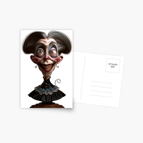Item preview, Grinning Victorian Lady on an Endless Neck (Style 400-1) designed and sold by gimpysticks.