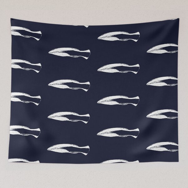 Item preview, Bluestreak Cleaner Wrasse White Design designed and sold by designsasstultd.