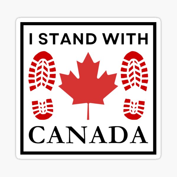 Item preview, I STAND WITH CANADA designed and sold by fetch-it-studio.