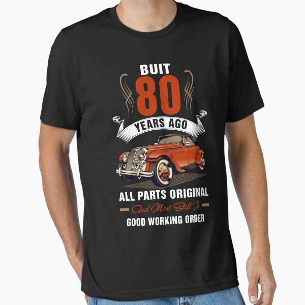 Item preview, Built 80 Years Ago- Funny 80th Birthday Gift designed and sold by FernaRoje.