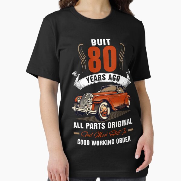 Item preview, Built 80 Years Ago- Funny 80th Birthday Gift designed and sold by FernaRoje.