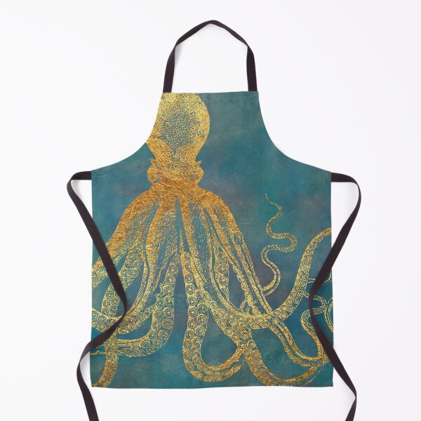 Item preview, Deep Sea Life II Golden Octopus, marine texture designed and sold by Glimmersmith.