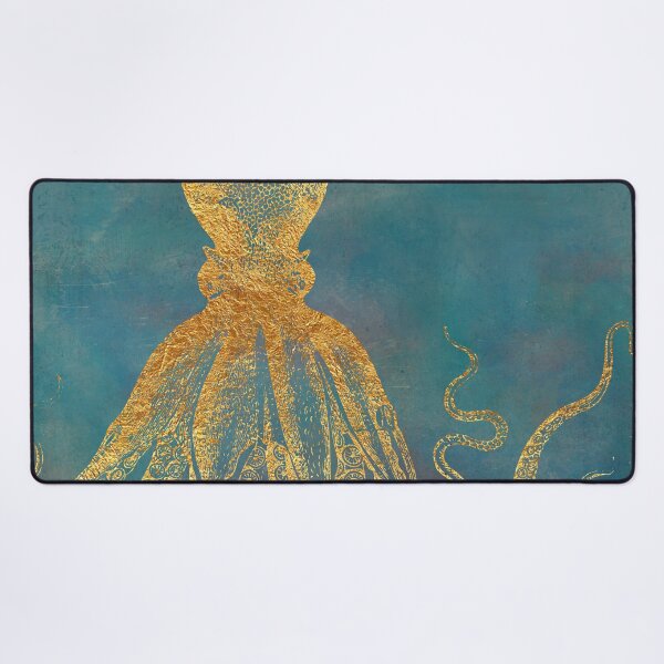 Item preview, Deep Sea Life II Golden Octopus, marine texture designed and sold by Glimmersmith.