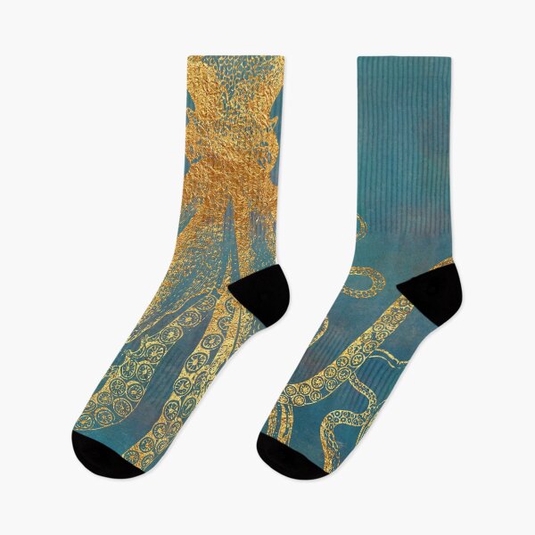 Item preview, Deep Sea Life II Golden Octopus, marine texture designed and sold by Glimmersmith.