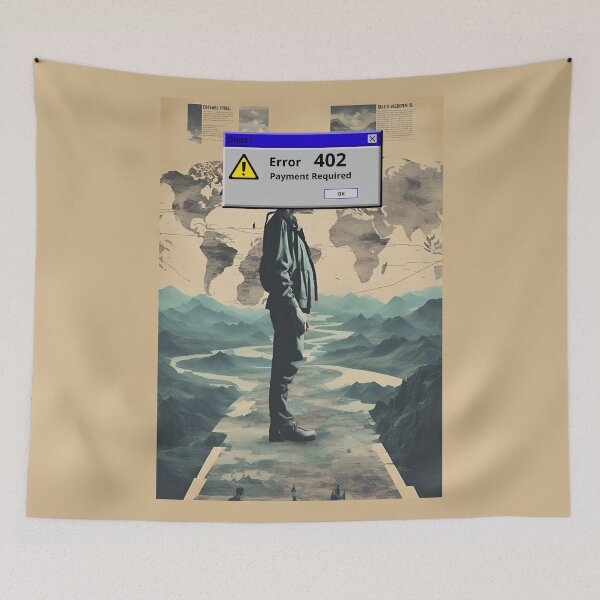 Item preview, ERROR 402, Payment Required,  designed and sold by GOLDENGARDENART.