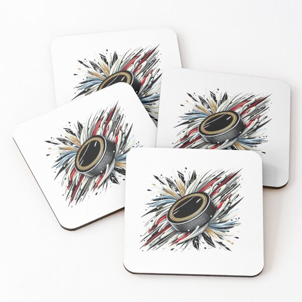 Item preview, Dynamic Puck in Motion designed and sold by pixelpulsenyc.