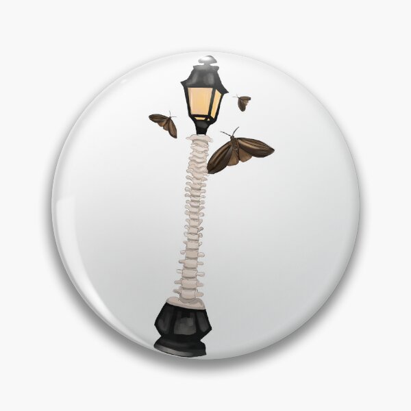 Item preview, vertebrae lampost moths designed and sold by Chalk By Caecus | Cecilia Bell.