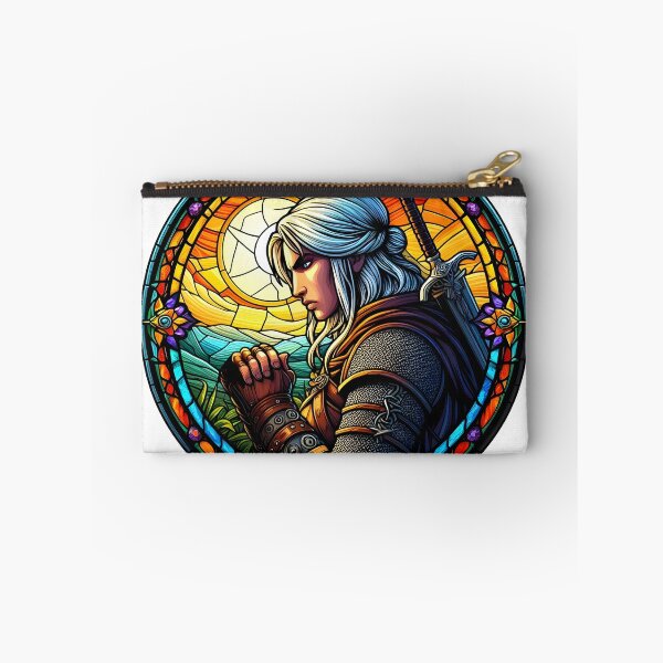 Item preview, stained glass Ciri warrior designed and sold by DuskTillDown.