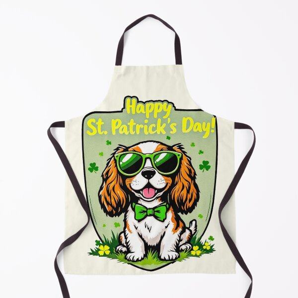 Item preview, St. Patrick’s Day Cavalier King Charles Spaniel 2 designed and sold by SteadyRolling.