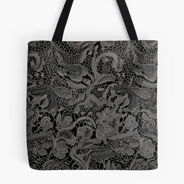 Item preview, Elegant Gothic Black and Gray Lace  – Victorian Aesthetic designed and sold by dreamparlor.