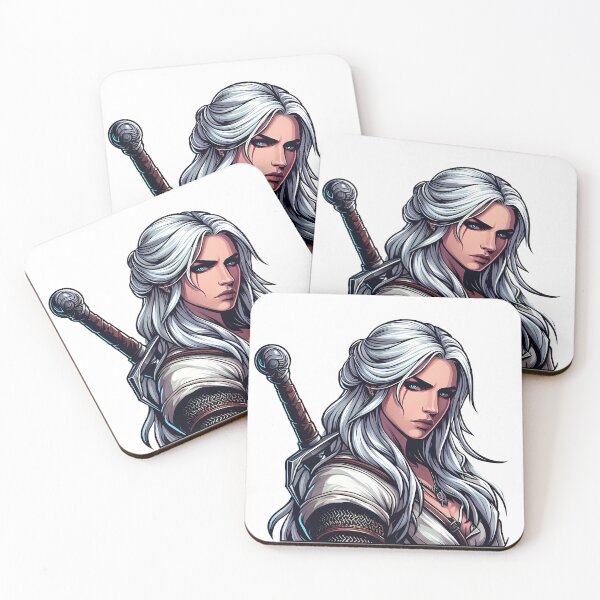 Item preview, beautiful Ciri warrior with sword designed and sold by DuskTillDown.