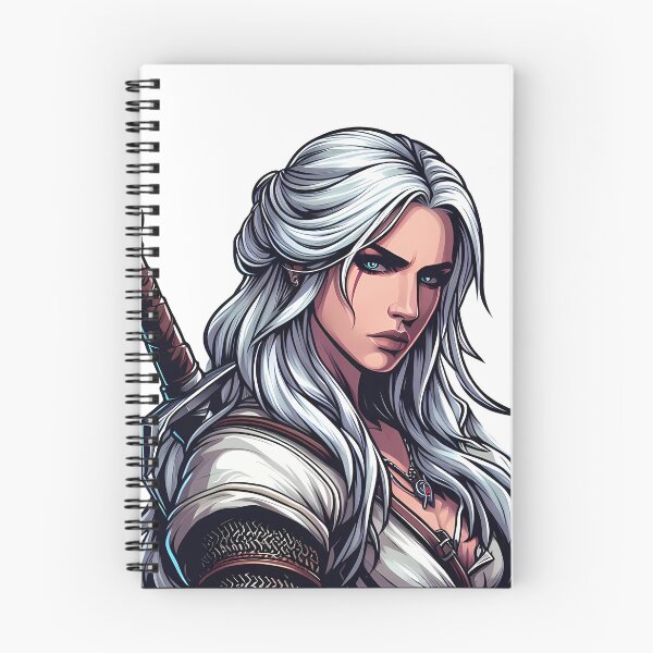 Item preview, beautiful Ciri warrior with sword designed and sold by DuskTillDown.