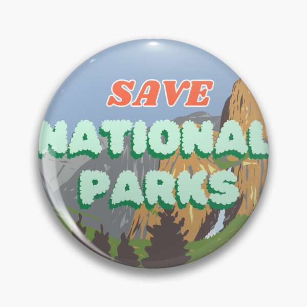 Vista previa del artículo con la obra «SALVEMOS LOS PARQUES NACIONALES», diseñado y vendido por Creative Liberty Designs.