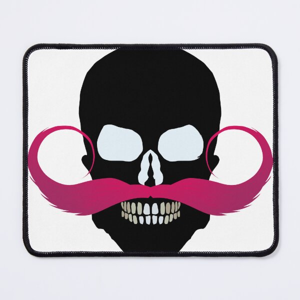 Item preview, skull mustache mustached hipster designed and sold by Achille3777.
