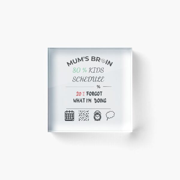 Item preview, Mum Life Humor – Busy Parenting Quote Print designed and sold by Monascreativeempire.