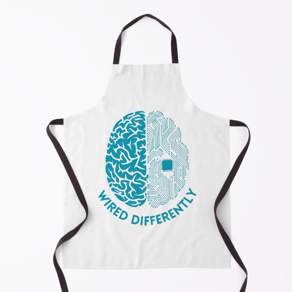 Item preview, Wired Differently Brain (Aqua) designed and sold by MAGGDDigital.