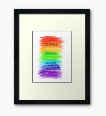 Sirius Black; Pride Framed Print