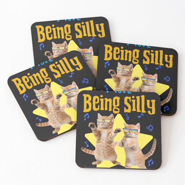 Item preview, I love Being Silly Funny Cat T-Shirt designed and sold by VDprinting.
