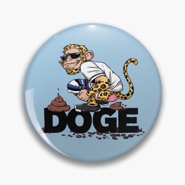 Item preview, Mischievous Leopard Dissing DOGE designed and sold by The People’s Punchline.
