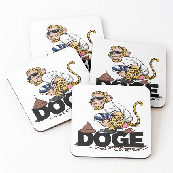 Item preview, Mischievous Leopard Dissing DOGE designed and sold by The People’s Punchline.