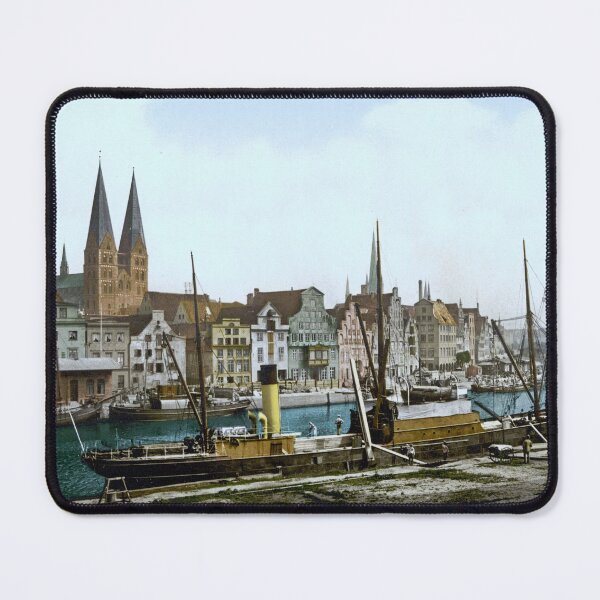 Item preview, Ship in Lübeck designed and sold by 19th Century in Color.