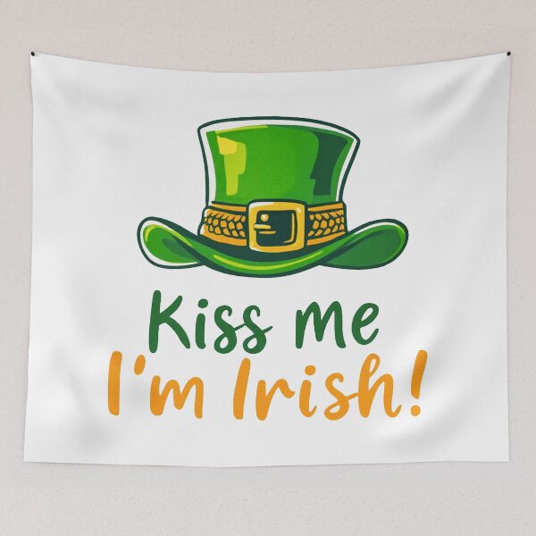 Item preview, Kiss Me, I'm Irish - St. Patrick's Day Design designed and sold by SteadyRolling.