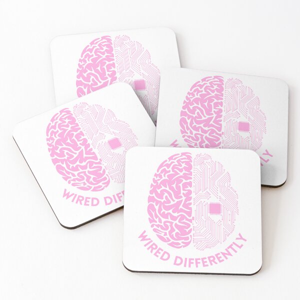 Item preview, Wired Differently Brain (Pink) designed and sold by MAGGDDigital.