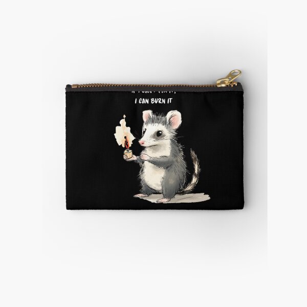 Item preview, Motivational Arson Opossum | Wild, Silly Animal Shirts and Stickers designed and sold by Envision Designs.