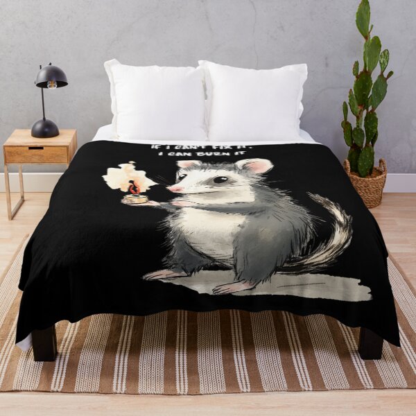 Item preview, Motivational Arson Opossum | Wild, Silly Animal Shirts and Stickers designed and sold by Envision Designs.