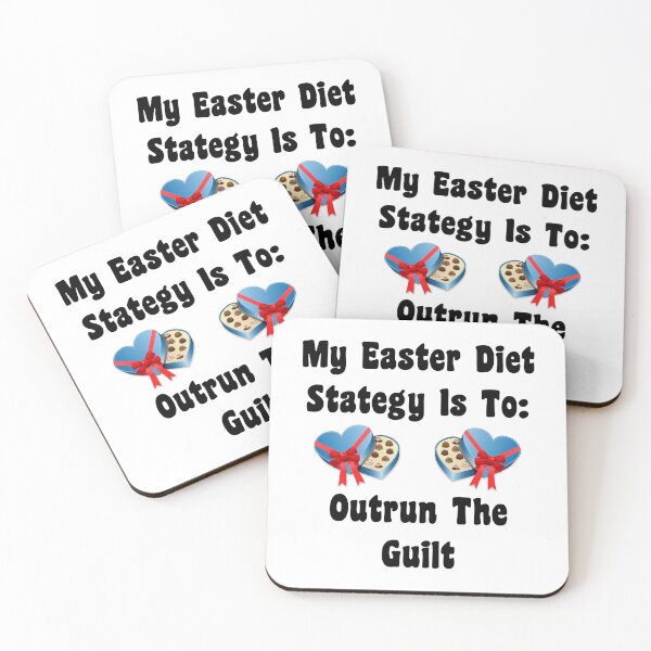 Item preview, My Easter Diet Strategy: Outrun The Guilt! designed and sold by Oaks Creations.