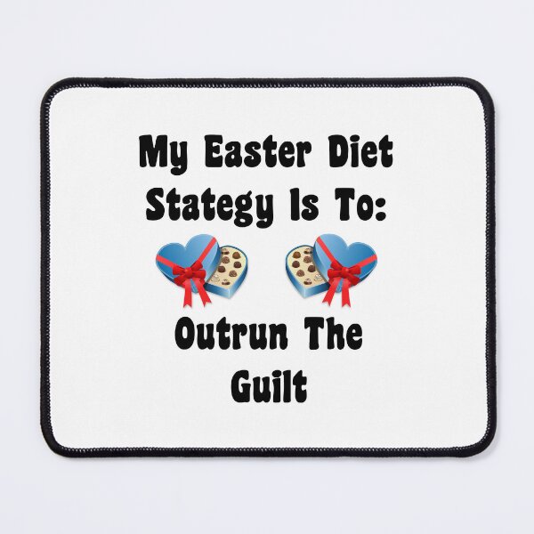 Item preview, My Easter Diet Strategy: Outrun The Guilt! designed and sold by Oaks Creations.