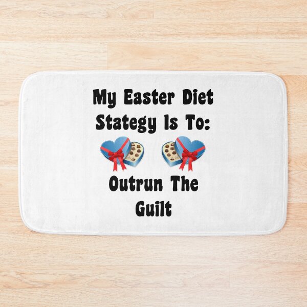 Item preview, My Easter Diet Strategy: Outrun The Guilt! designed and sold by Oaks Creations.