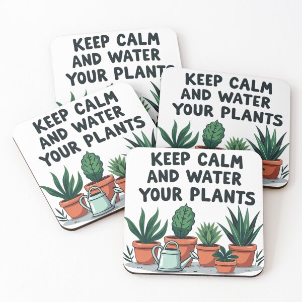 Item preview, Keep Calm and Water Your Plants | Funny Plant Lover Shirt | Gardening Enthusiast Gift | Houseplant Care Humor designed and sold by PaintedPixels01.