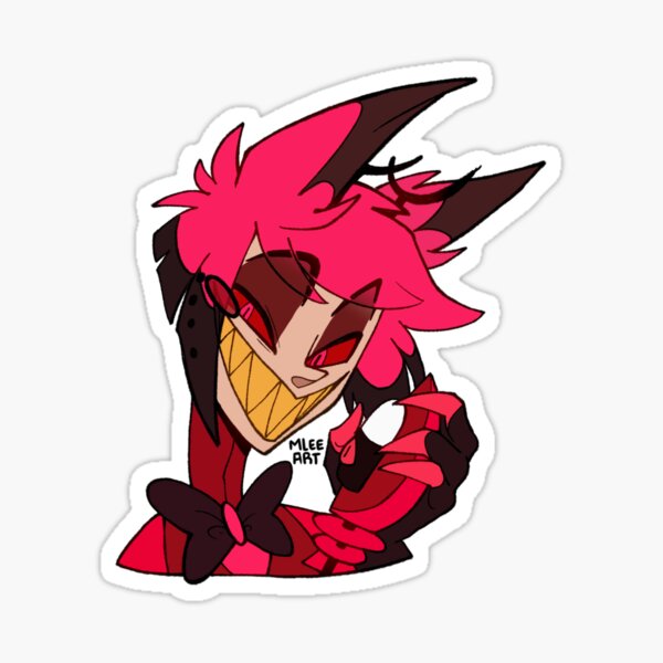 Item preview, Hazbin Hotel Sticker - Alastor designed and sold by MLeesART.
