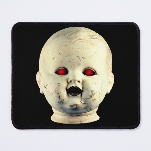 Item preview, Evil Glowing Eyes Doll Head designed and sold by MAGGDDigital.