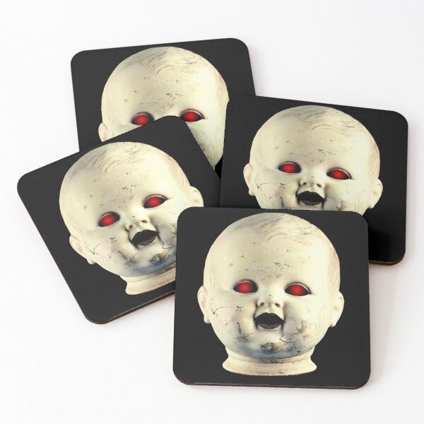 Item preview, Evil Glowing Eyes Doll Head designed and sold by MAGGDDigital.