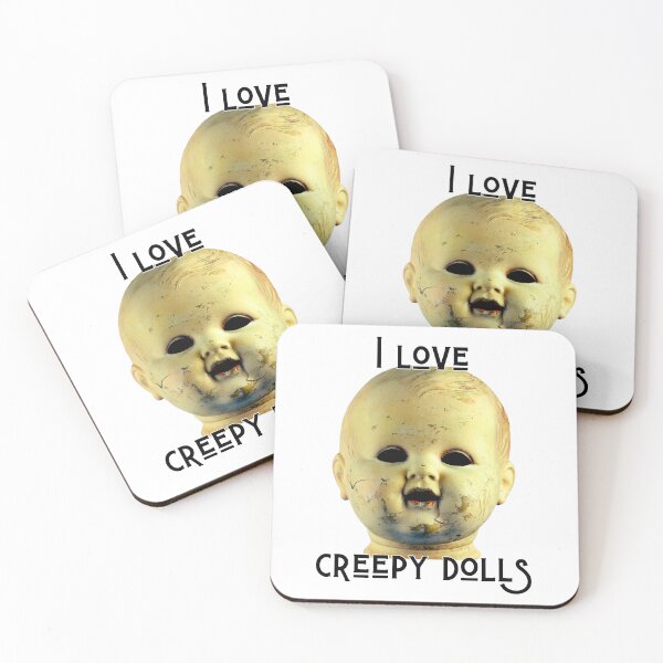 Item preview, I Love Creepy Dolls - Doll Head designed and sold by MAGGDDigital.