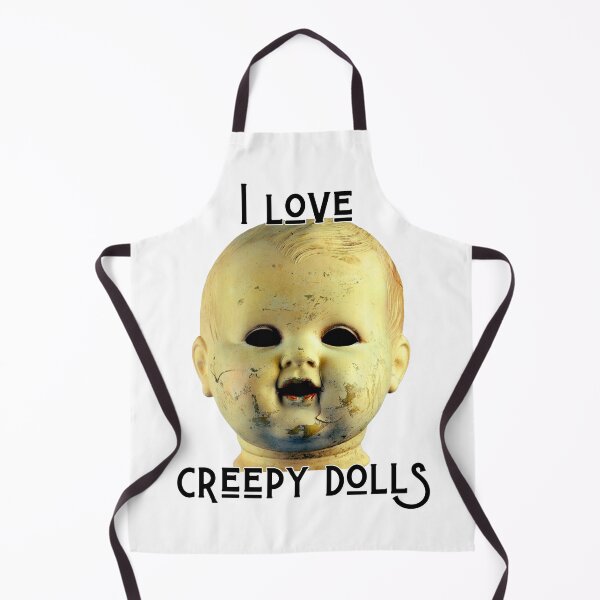 Item preview, I Love Creepy Dolls - Doll Head designed and sold by MAGGDDigital.