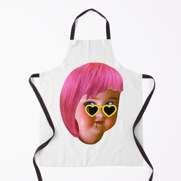 Item preview, Creepy Doll Head In A Pink Wig designed and sold by MAGGDDigital.