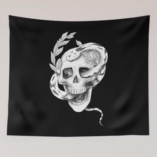 Item preview, Snake skull designed and sold by lucamendieta.