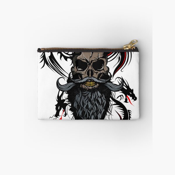 Item preview, skull dragon hipster skull tribal bearded mustache crane designed and sold by Achille3777.