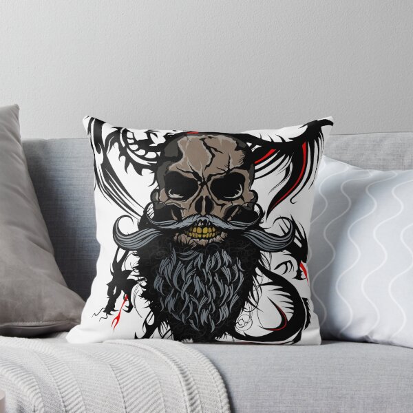 Item preview, skull dragon hipster skull tribal bearded mustache crane designed and sold by Achille3777.