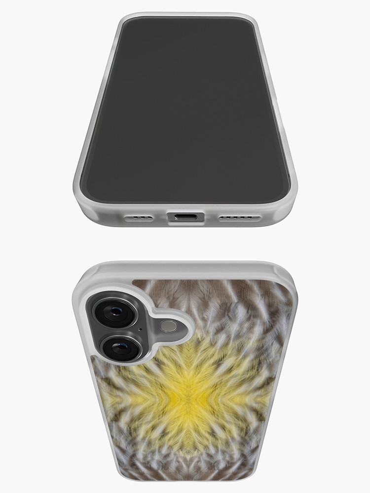 Thumbnail 3 of 5, iPhone Case, Wattle Bird Feathers at Magpie Springs by Adelaide Artist Avril Thomas designed and sold by MagpieSprings.
