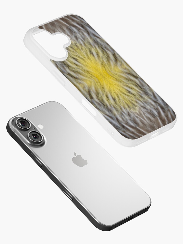 Thumbnail 2 of 5, iPhone Case, Wattle Bird Feathers at Magpie Springs by Adelaide Artist Avril Thomas designed and sold by MagpieSprings.