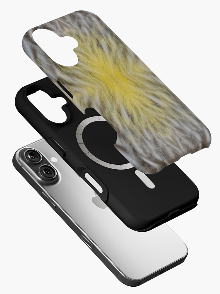 Thumbnail 2 of 4, iPhone Case, Wattle Bird Feathers at Magpie Springs by Adelaide Artist Avril Thomas designed and sold by MagpieSprings.