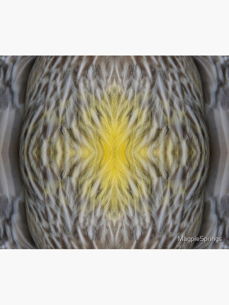 Thumbnail 5 of 5, Mouse Pad, Wattle Bird Feathers at Magpie Springs by Adelaide Artist Avril Thomas designed and sold by MagpieSprings.